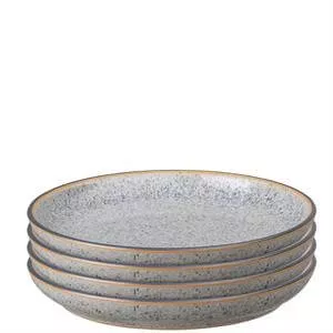 Denby Studio Grey 4 Piece Dinner Plate Set